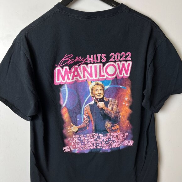 Barry Manilow Hits 2022 Tour Graphic Tee Large Black Music Merch Adult Unisex - Picture 5 of 16